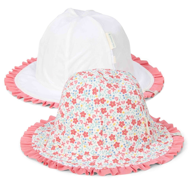 Little Dutch Zonnehoedje Baby Omkeerbaar Sunny Flowers Multi - Colour koop je bij Babywinkel