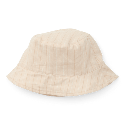 Little Dutch Zonnehoedje Baby Reversible Sand Stripes/Beige - Little Dutch - Babywinkel - 8720847028006