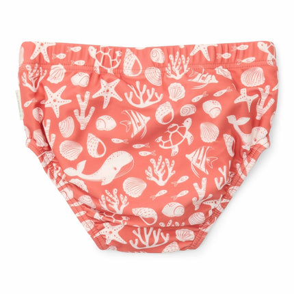 Little Dutch Zwemluier Sea Life Coral Red - Babywinkel - 8721122573464