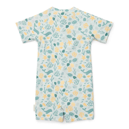 Little Dutch Zwempak Kind Korte Mouwen Seashells - Babywinkel - 8721122572863