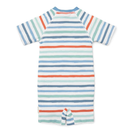 Little Dutch Zwempak Kind Korte Mouwen Stripes - Babywinkel - 8721122572825