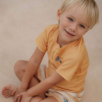 Little Dutch Zwemshirt Kind Korte Mouwem Honey Yellow - Little Dutch - Babywinkel - 8720986871174