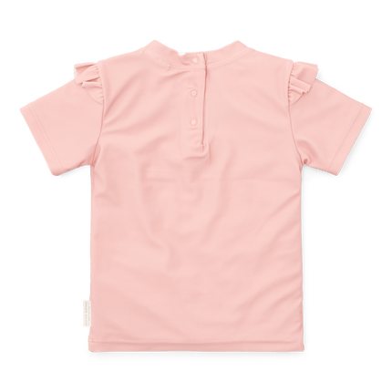 Little Dutch Zwemshirt Kind Korte Mouwen Ruches Seahorse Pink - Little Dutch - Babywinkel - 8720986872355