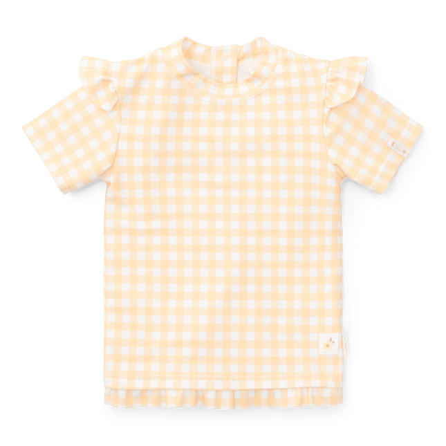 Little Dutch Zwemshirt Kind Korte Mouwen Sunshine Checks - Little Dutch - Babywinkel - 8720986872430