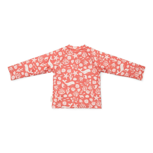 Little Dutch Zwemshirt Kind Lange Mouwen Sea Life Coral Red koop je bij Babywinkel