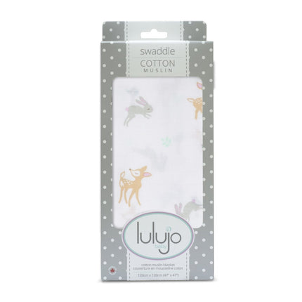 Lulujo Hydrofiele Doek Little Fawn Katoen 120x120cm - Lulujo - Babywinkel - 628233454218