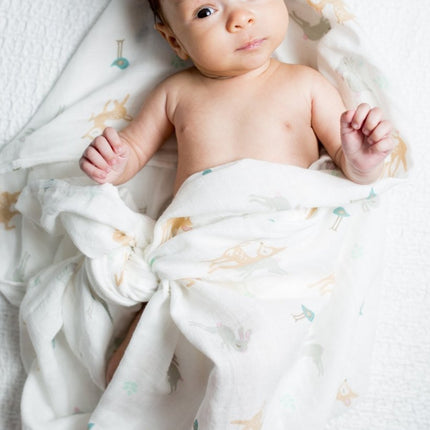 Lulujo Hydrofiele Doek Little Fawn Katoen 120x120cm - Lulujo - Babywinkel - 628233454218