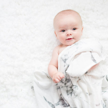 Lulujo Hydrofiele Doek Marble 120x120cm - Lulujo - Babywinkel - 628233451385
