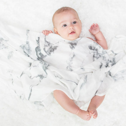 Lulujo Hydrofiele Doek Marble 120x120cm - Lulujo - Babywinkel - 628233451385