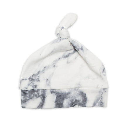 Lulujo Hydrofiele Doek Met Muts En Sticker Marble - Lulujo - Babywinkel - 628233456434