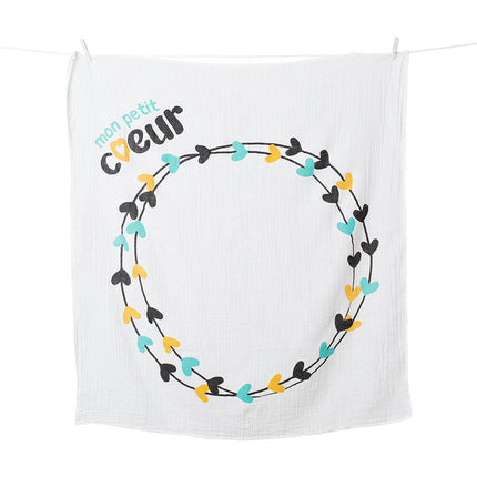 Lulujo Mijlpaalkaarten Mon Petit Coeur - Lulujo - Babywinkel - 628233455895