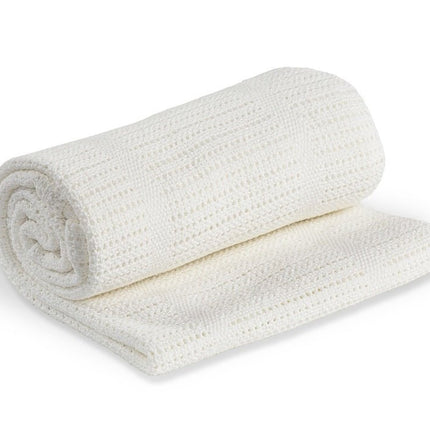 Lulujo Wiegdeken Cellular Wit - Lulujo - Babywinkel - 628233457509