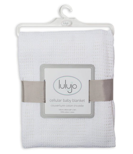 Lulujo Wiegdeken Cellular Wit - Lulujo - Babywinkel - 628233457509