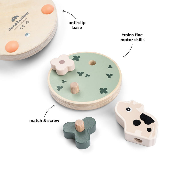 Match & screw toy Dotti - Babywinkel - 5712643057413