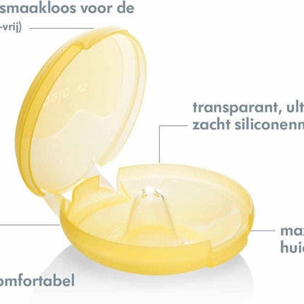 Medela Tepelhoedjes Maat M - Medela - Babywinkel - 7612367016575