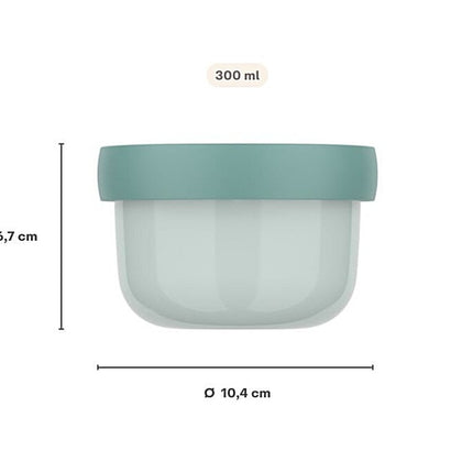 Mepal Fruitbox Campus Stitch Met Vork 300Ml koop je bij Babywinkel