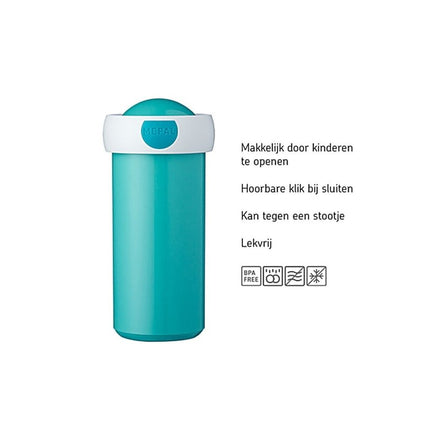 Mepal Schoolbeker Campus 300ml Pink - Mepal - Babywinkel - 8711269946986