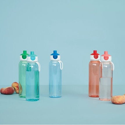 Mepal Waterfles Kind Pop - Up Campus 500ml Blue - Mepal - Babywinkel - 8711269949659