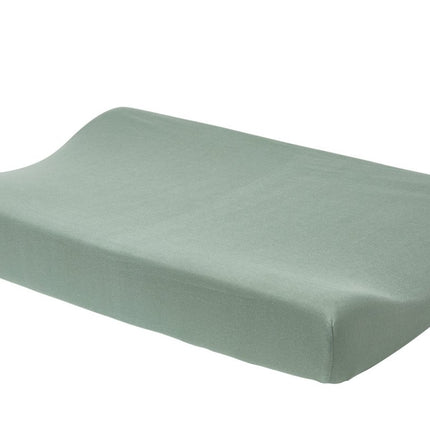 Meyco Aankleedkussenhoes Basic Jersey Stone Green - Meyco - Babywinkel - 4054703860221