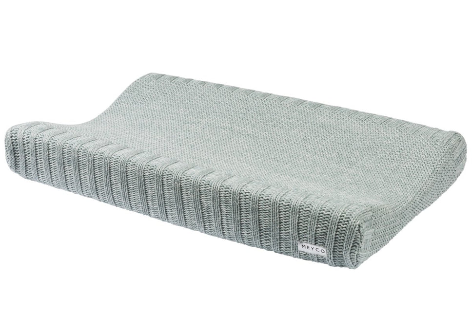Meyco Aankleedkussenhoes Relief Mixed Stone Green koop je bij Babywinkel