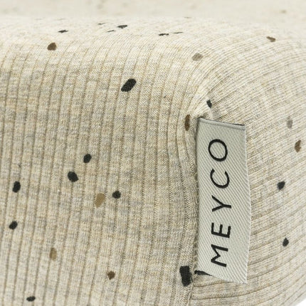 Meyco Aankleedkussenhoes Rib Mini Spot Sand Melange 50X70cm - Meyco - Babywinkel - 4054703224016
