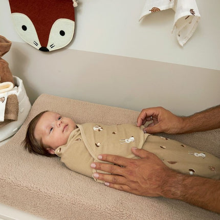 Meyco Aankleedkussenhoes Teddy Sand 50X70cm - Meyco - Babywinkel - 4054703222333