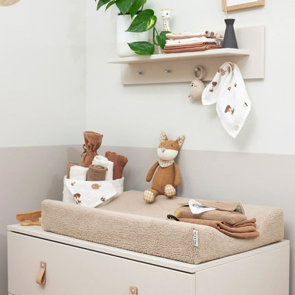 Meyco Aankleedkussenhoes Teddy Sand 50X70cm - Meyco - Babywinkel - 4054703222333