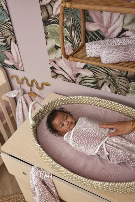 Meyco Aankleedkussenhoes Velvet Lilac - Meyco - Babywinkel - 4054703516081