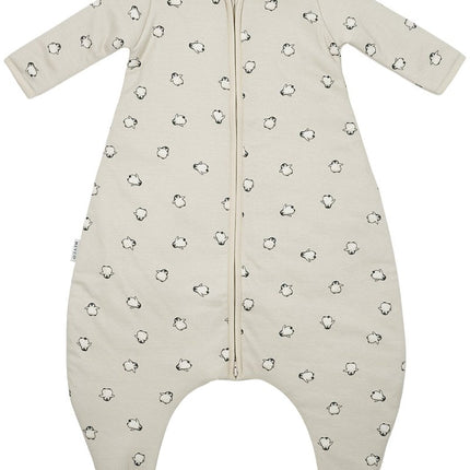 Meyco Baby Penguin Baby Winter Slaapoverall Jumper Met Vaste Mouw Soft Sand 92Cm - Meyco - Babywinkel - 4054703533651