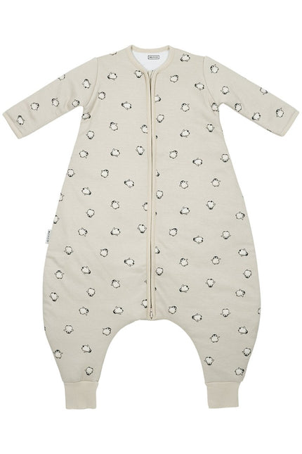 Meyco Baby Penguin Baby Winter Slaapoverall Jumper Met Vaste Mouw Soft Sand 92Cm - Meyco - Babywinkel - 4054703533651