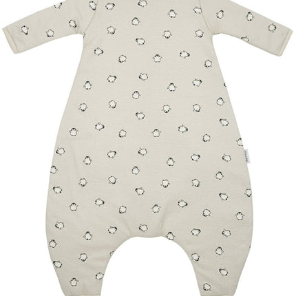 Meyco Baby Penguin Baby Winter Slaapoverall Jumper Met Vaste Mouw Soft Sand 92Cm - Meyco - Babywinkel - 4054703533651