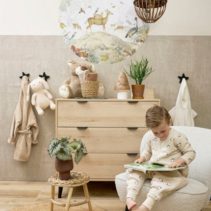 Meyco Baby Penguin Baby Winter Slaapoverall Jumper Met Vaste Mouw Soft Sand 92Cm - Meyco - Babywinkel - 4054703533651