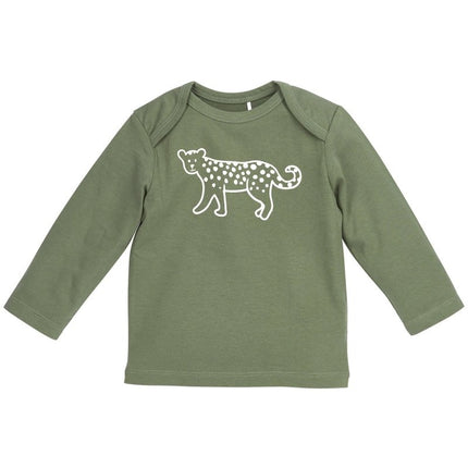 Meyco Baby Pyjama 2St Cheetah Forestgreen 100% Katoen - Meyco - Babywinkel - 4054703827118