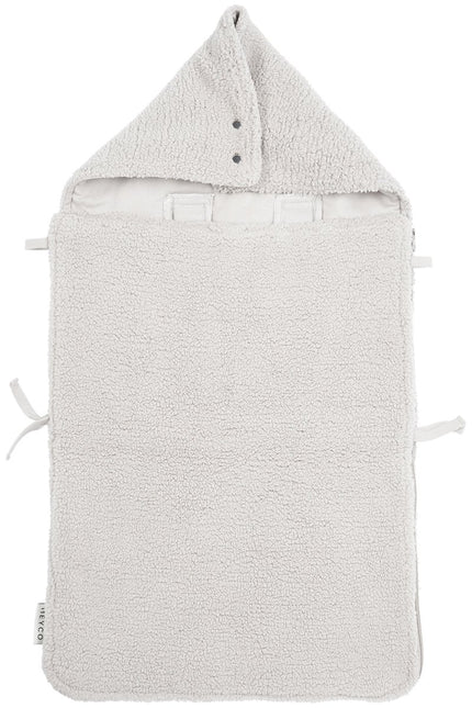 Meyco Baby Teddy Voetenzak Greige 40X82Cm - Meyco - Babywinkel - 4054703227499