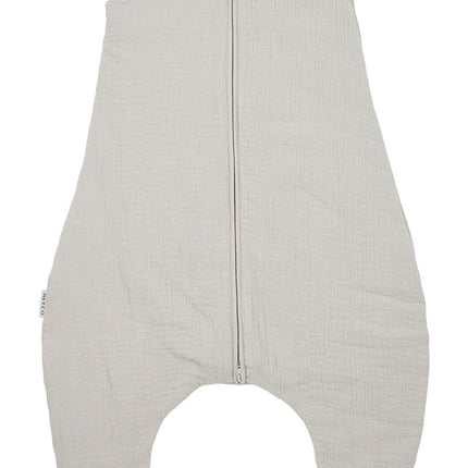 Meyco Baby Uni Baby Winter Slaapoverall Jumper Pre - Washed Hydrofiel Greige - Meyco - Babywinkel - 4054703247466