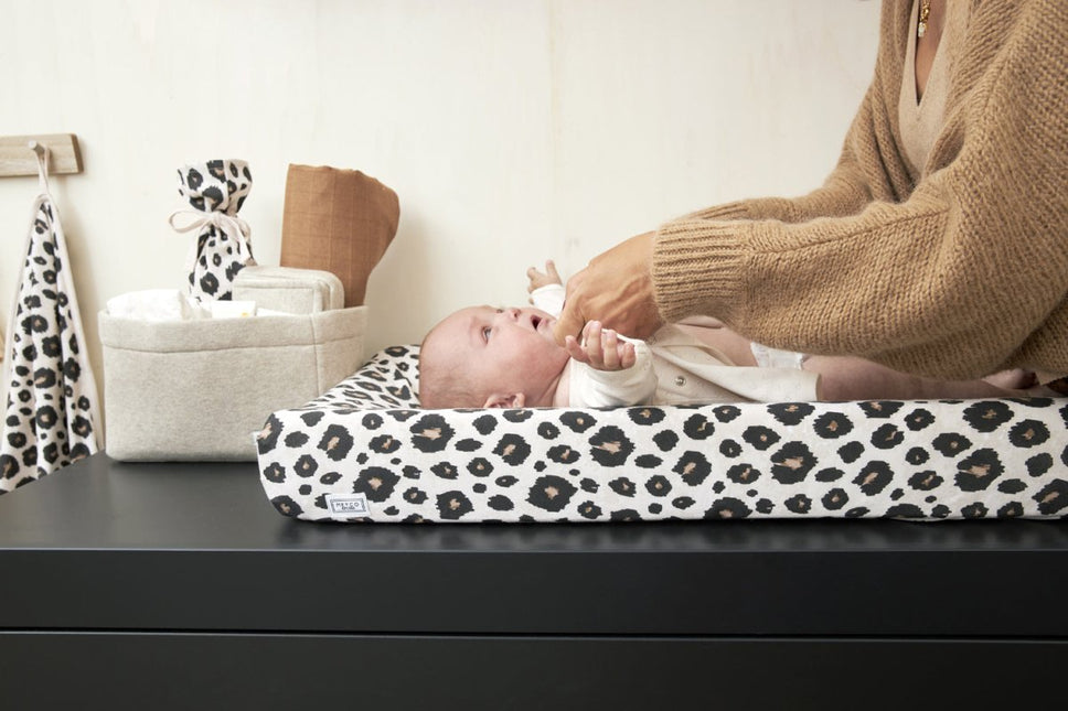 Meyco Commodemandje Medium Knit Basic Sand Melange koop je bij Babywinkel