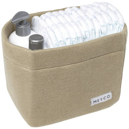 Meyco Commodemandje Medium Knit Basic Taupe - Meyco - Babywinkel - 4054703843026