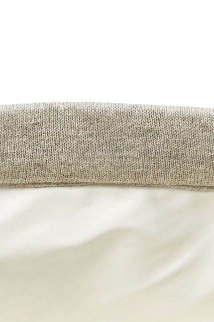 Meyco Commodemandje Small Knit Basic Sand Melange koop je bij Babywinkel