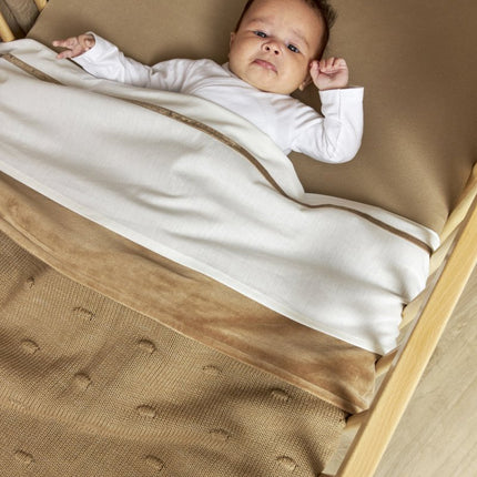 Meyco Hoeslaken Jersey 60X120 Taupe - Meyco - Babywinkel - 4054703640175