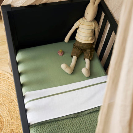 Meyco Hoeslaken Olive Green 70X140X150cm - Meyco - Babywinkel - 4054703668513