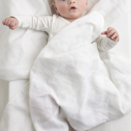 Meyco Hydrofiele Doek 10St Wit 80x80cm - Meyco - Babywinkel - 4054703524000