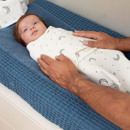 Meyco Inbakerdoek Moon Indigo - Meyco - Babywinkel - 4054703201505