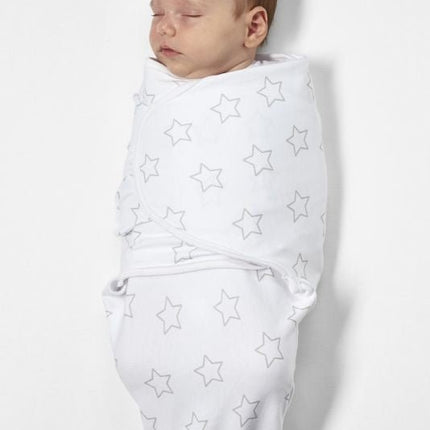 Meyco Inbakerdoek Stars Grijs - Meyco - Babywinkel - 4054703301205