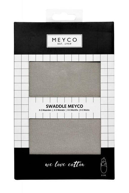 Meyco Inbakerdoek Uni Grijs koop je bij Babywinkel