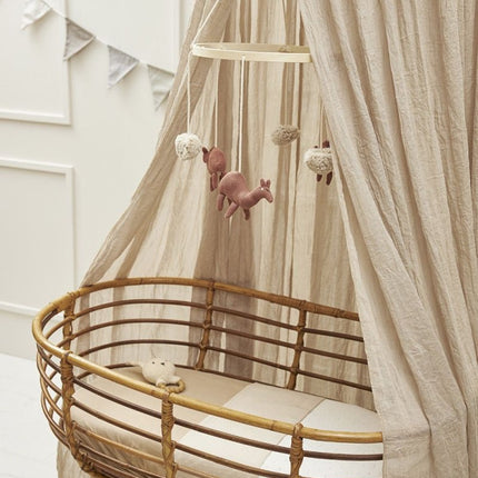 Meyco Ledikantdeken Bamboe Offwhite 100X150cm - Meyco - Babywinkel - 4054703238129