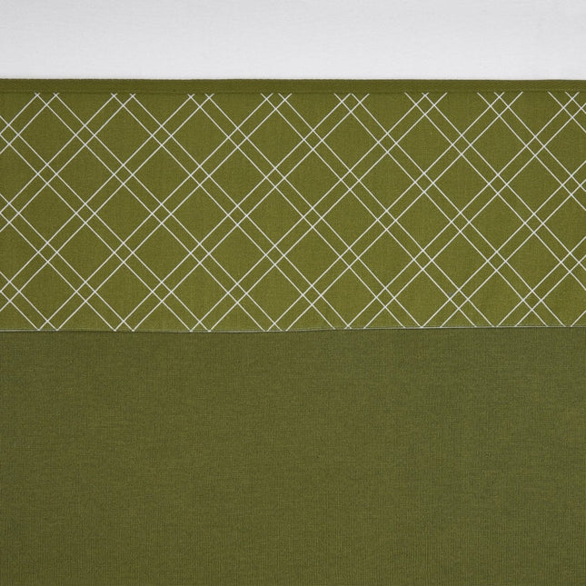 Meyco Ledikantlaken Double Diamond Avocado koop je bij Babywinkel