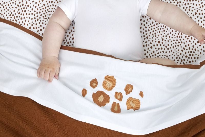 Meyco Ledikantlaken Panter Camel koop je bij Babywinkel