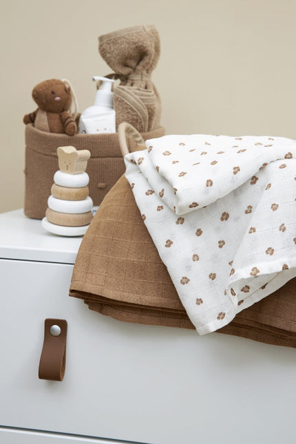 Meyco Monddoekje 3St Mini Panther Toffee - Meyco - Babywinkel - 4054703457551
