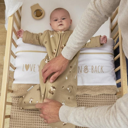 Meyco Slaapzak Baby Afritsbare Mouwen Forest Animals Sand - Meyco - Babywinkel - 4054703533019
