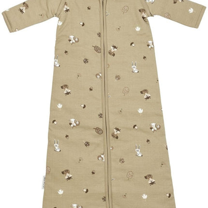 Meyco Slaapzak Baby Afritsbare Mouwen Forest Animals Sand - Meyco - Babywinkel - 4054703533019